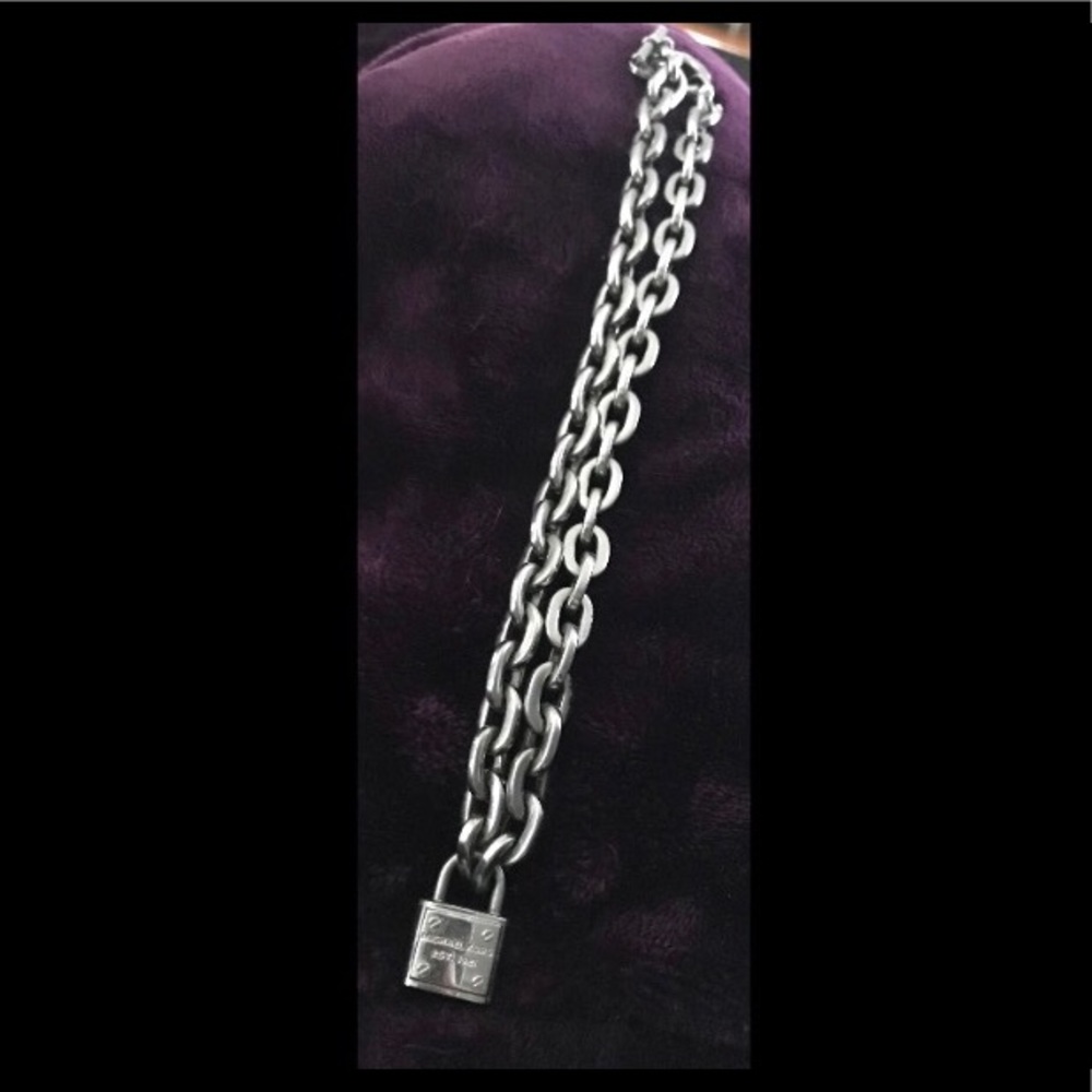 Authentic Michael Kors Padlock Necklace